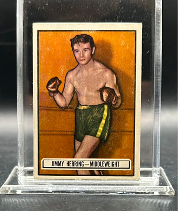 1951 Topps Ringside  # 91 Jimmy Herring Marked On Back
