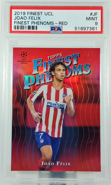 2019 Finest UCL Joao Felix Finest Phenoms Red Refractor 