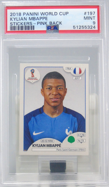 2018 Panini World Cup Kylian Mbappe Stickers