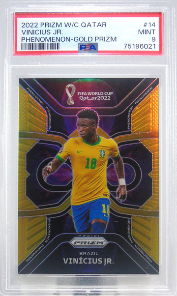 2022 Prizm World Cup Vinicius Jr. Gold