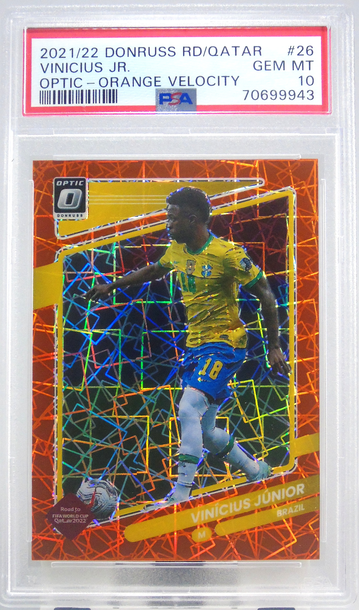 2021/22 Donruss Optic Vinicius Jr. Orange Velocity