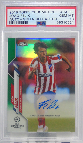 2019-20 Topps Chrome Joao Felix Auto Green