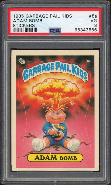 1985 Garbage Pail Kids Adam Bomb PSA 3 Centered!