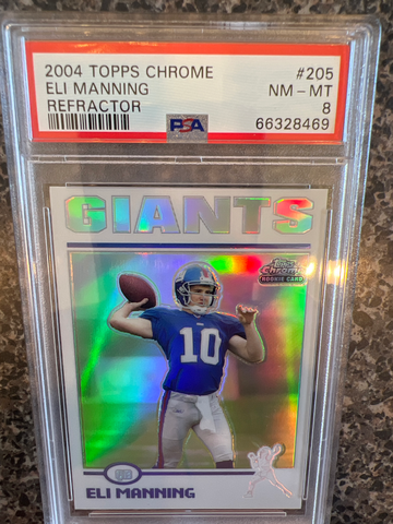 2004 Topps Chrome Eli Manning RC Refractor 