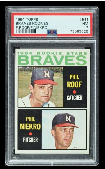 1964 Topps Phil Niekro #541 Psa 7 (NM)