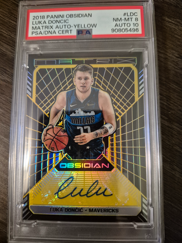 2018 Obsidian  Luka Doncic Rookie Auto
