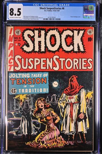 Shock SuspenStories 6 CGC 8.5 EC Comics Pre-Code Horror