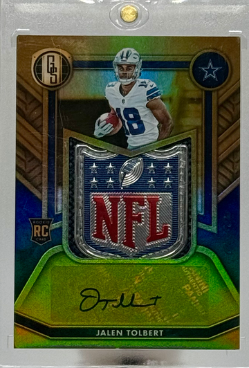 2022 Panini Gold Standard Jalen Tolbert NFL Shield 1/1