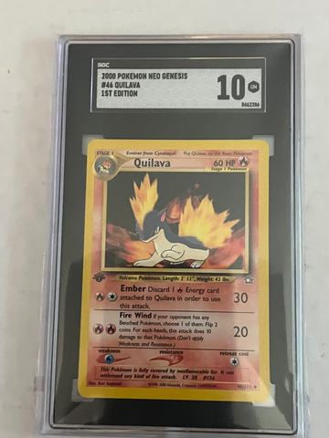 Quilava 46/111 Neo Genesis Regular 1st Edition Pokemon
