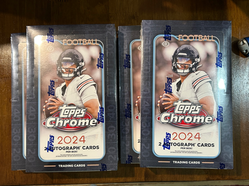 2024 TOPPS CHROME FOOTBALL HOBBY BOX