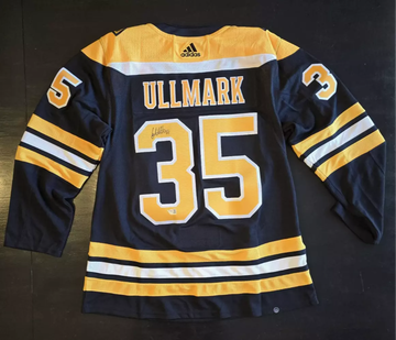 Boston Bruins Linus Ullmark Signed Authentic Fanatics Hockey Jersey Auto COA NEW