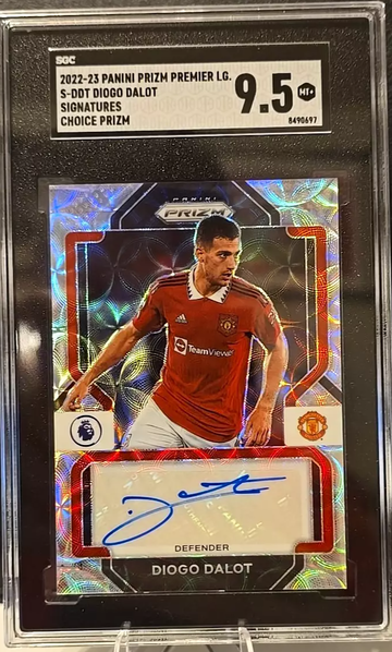 2022-23 Panini Prizm Premier League - Signatures Choice #S-DDT Diogo Dalot Auto