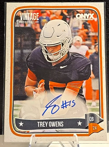 2024 ONYX VINTAGE TREY OWENS ROOKIE/RC AUTO Texas Longhorns