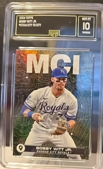 2024 Topps Series 2 - City to City #CTC-14 Bobby Witt Jr. GMA 10 GEM MINT !!
