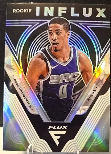 2020-21 Panini Flux Rookie Influx SILVER Prizm Tyrese Haliburton #4 Rookie RC