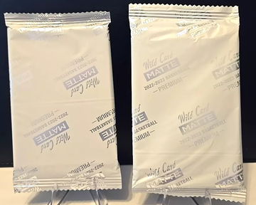 (2) Packs-2022-23 MATTE Wild Card Premium Basketball FACTORY SEALED Pack. Autos?