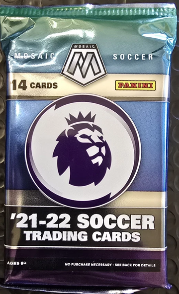 2021-22 MOSAIC Premier League Soccer Mega Pack (14 cards) BLACK? GOLD? AUTO?
