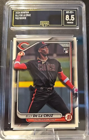 2024 Bowman #22 Elly De La Cruz Cincinnati Reds RC Rookie GMA 8.5 NM-MT