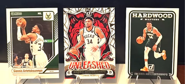 (3) Giannis Antetokounmpo 2024-25 Donruss - Unleashed Press Proof, Hardwood