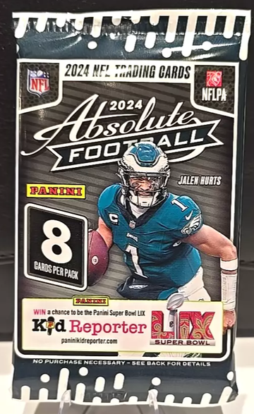 2024 Panini Absolute Football Trading Card Pack - 8 Cards Per Pack - Kaboom Hunt