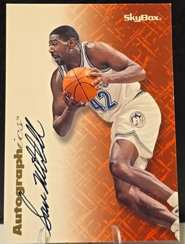SAM MITCHELL 1996-97 SKYBOX PREMIUM AUTOGRAPHICS AUTOGRAPH AUTO