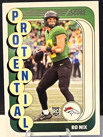 2024 Panini Score - Protential #11 Bo Nix (RC) Rookie Broncos Oregon Ducks