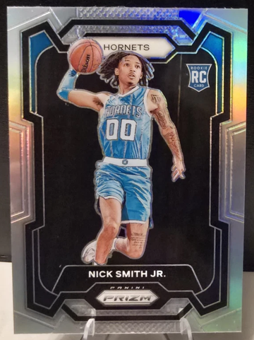 2023-24 Panini Prizm #135 Nick Smith Jr. Prizms Silver Rookie RC Hornets