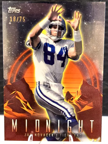 2023 Topps Composite Jay Novacek Midnight #'d /75 !! #313 Cowboys 18/75
