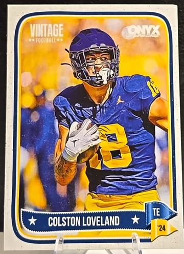 2024 Onyx Vintage Football COLSTON LOVELAND Michigan Wolverines 🔥