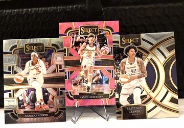 2024 Select WNBA Mercury Lot Nancy Lieberman Pink Ice, Copper, Griner Premier(3)
