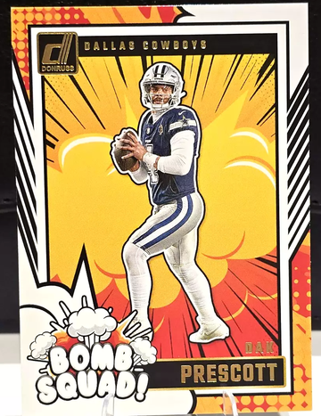 2024 Panini Donruss Dak Prescott Bomb Squad Parallel Dallas Cowboys