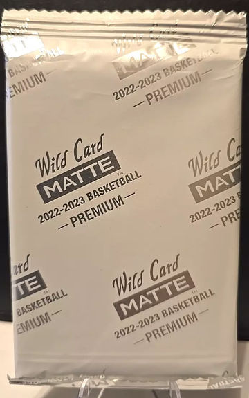 2022-23 MATTE Wild Card Premium Basketball FACTORY SEALED Pack Look For Autos!