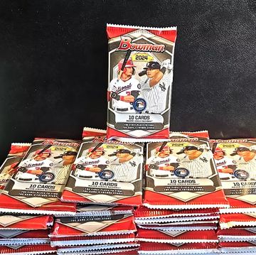(3 packs) 2024 Bowman Sealed Pack - Ten (10) Cards Per Pack - Elly/Skenes Possible?