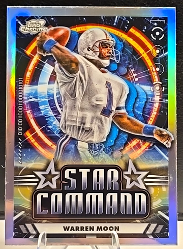 2024 Topps Cosmic Chrome Football Star Command - SC-12 Warren Moon 