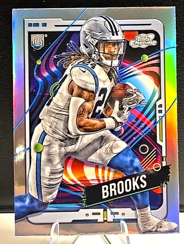 Jonathon Brooks 2024 Topps Cosmic RC Rookie REFRACTOR Panthers  
