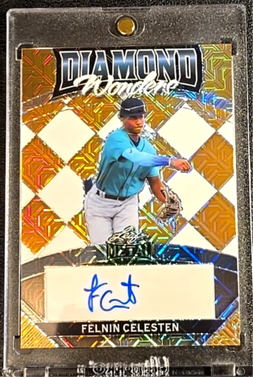 2024 Leaf Metal Felnin Celesten Diamond Wonders Mojo Auto 1/1 🔥 Mariners