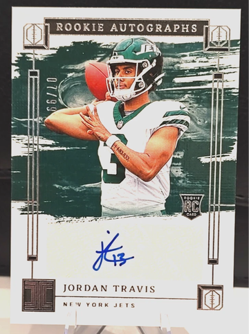 2024 Impeccable Jordan Travis RC Auto /99 Jets Rookie Panini Jets FSU