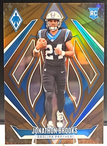 Jonathan Brooks 2024 Panini Phoenix Rookie  #208 Bronze Holo /75 RC Panthers