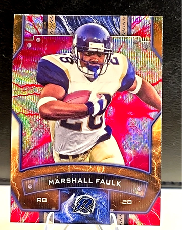 2024 Topps Resurgence - Marshall Faulk #54 CRIMSON SURGE  /199 Rams SSP