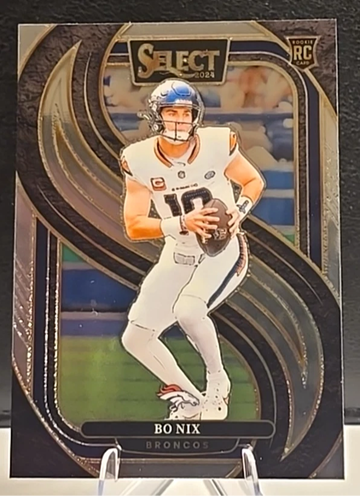 2024 NFL Panini Select Bo Nix Premier Level Broncos #117 RC