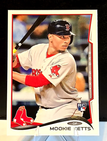 2014 Topps Update  #US26  Mookie Betts  Rookie Card RC  Red Sox Dodgers  MVP