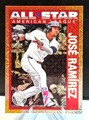 2025 Topps Series 2  Silver Pack  1990  Chrome  Mojo  ALL-STAR  Jose Ramirez  Guardians
