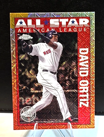 2025 Topps Series 2  Silver Pack  1990 Chrome  Mojo  ALL-STAR  David Ortiz  Red Sox