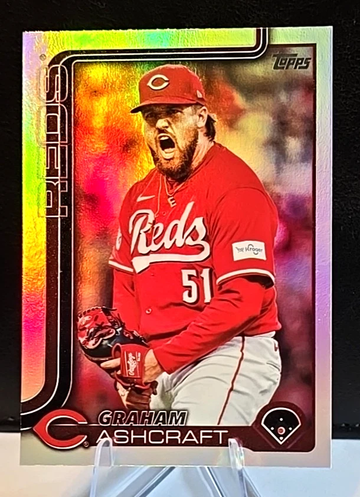 2025 Topps Series 2  Rainbow Foil  #626  Graham Ashcraft  Cincinnati Reds
