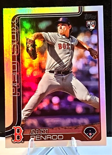 Zach Penrod  2025 Topps Series 2  #698  Rainbow Holo Foil  Red Sox