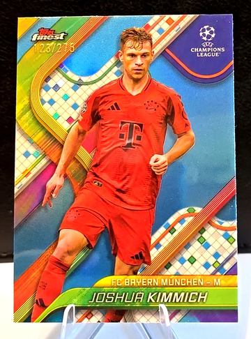 2024-25 Topps Finest UEFA  Joshua Kimmich  Sky Blue /275  Bayern Munchen
