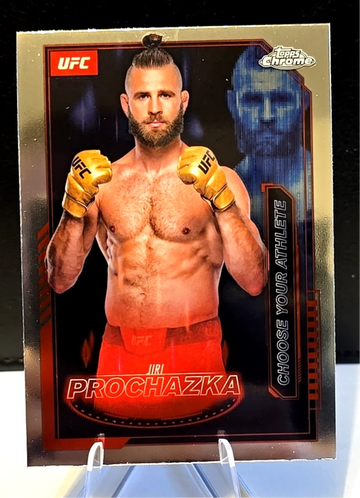 2025 Topps Chrome UFC Jiri Prochazka Mission Control SP