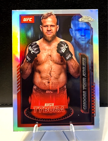 2025 Topps Chrome UFC Mission Control Marcin Tybura Refractor SP