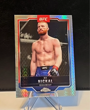 2025 Topps Chrome UFC  Bo Nickal  Prism Refractor SP  #76