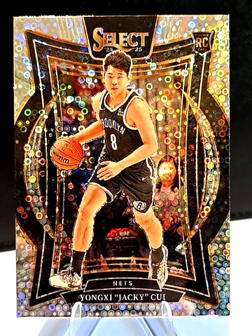2024-25 Select  Yongxi "Jacky" Cui  Rookie  Concourse  Silver Disco SP  Nets RC
